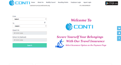 Desktop Screenshot of contitravels.org